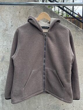 Y2k brown Friday Harbor fleece jacket size women’s medium
